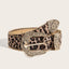 Vintage Animal Print Statement Buckle Belt
