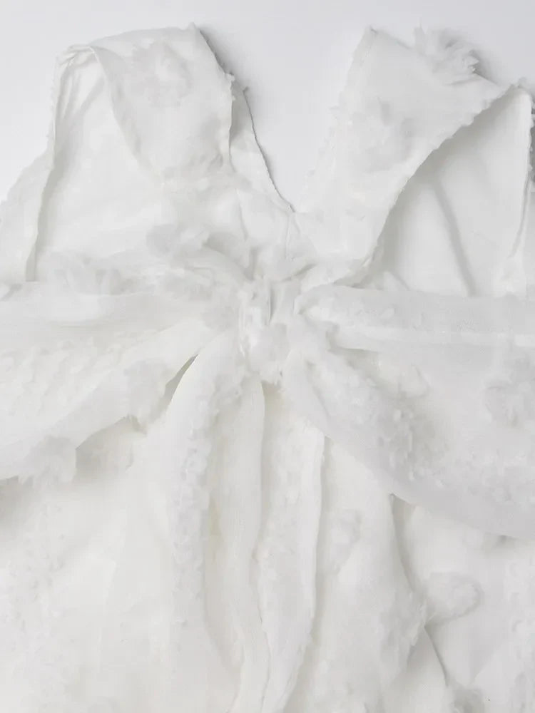 Halter Floral Mesh Patchwork Boho Dress