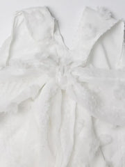 Halter Floral Mesh Patchwork Boho Dress