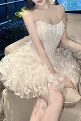 Corset Bow Bustier Mini Dress