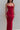 Red Lace-Up Backless Bodycon Maxi Dress Secondary image