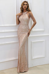Sequin Mermaid Gown Formal Dress