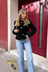 Tweed Single Breasted Short Coat coats