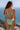 Green Gingham High Waist Color Block Bikini Set Secondary image
