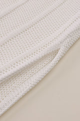 Sexy Split Backless Tie Knit Cardigan Sweater Dress