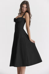 Side Slit Spaghetti Strap Romantic Prom Dress