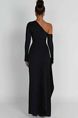 Asymmetric Slit Mermaid Formal Dress