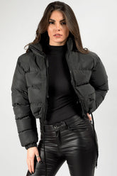 Popular Insulated Puffer Jacket S / Black