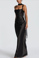 Solid Color Slim Elegant Chic Prom Dress