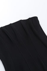 Sexy Solid Corset Crop Top