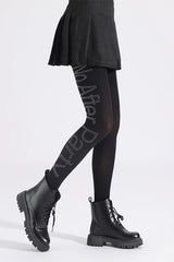 Skull Diamond Pattern Mesh Rhinestone Tights