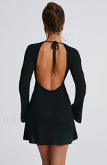 Adalee Mini Graceful Dress Black Dress