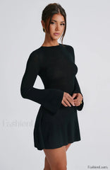 Adalee Mini Graceful Dress Black Dress