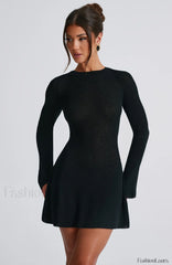 Adalee Mini Graceful Dress Black Dress