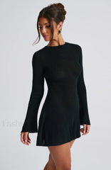 Adalee Mini Graceful Dress Black Dress