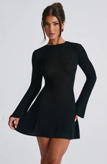 Adalee Mini Graceful Dress Black Dress