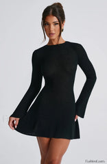 Adalee Mini Graceful Dress Black Dress