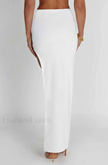 Adorn Maxi Graceful Skirt Ivory Skirt