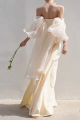 Strapless Satin Mermaid Slim Fit Prom Dress