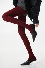 High Waist Knit Moisture Wicking Compression Tights