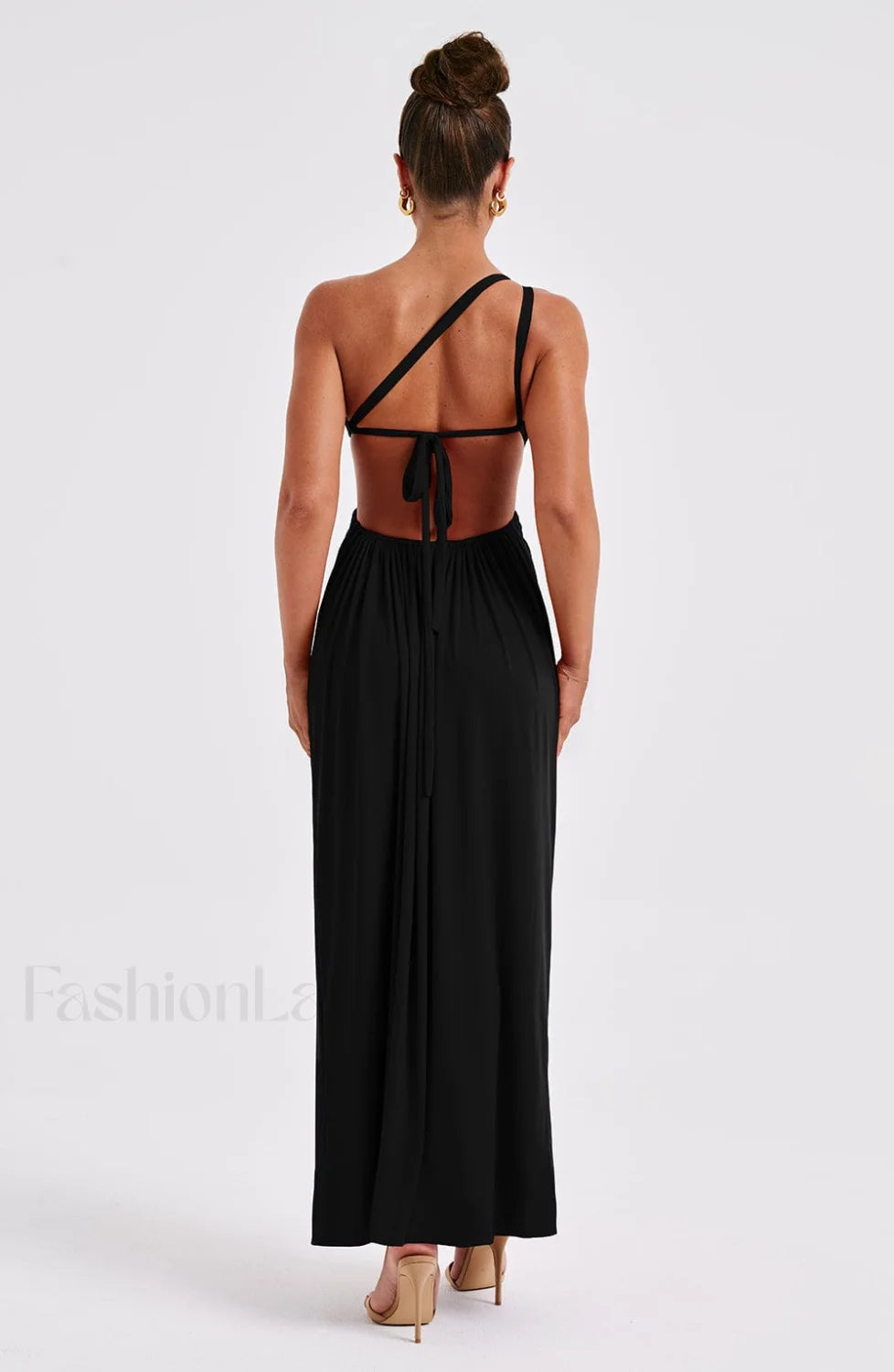 Alecia Maxi Graceful Dress Black Dress