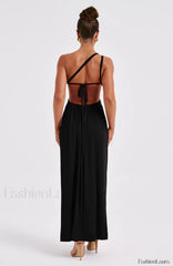 Alecia Maxi Graceful Dress Black Dress