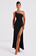 Alecia Maxi Graceful Dress Black Dress