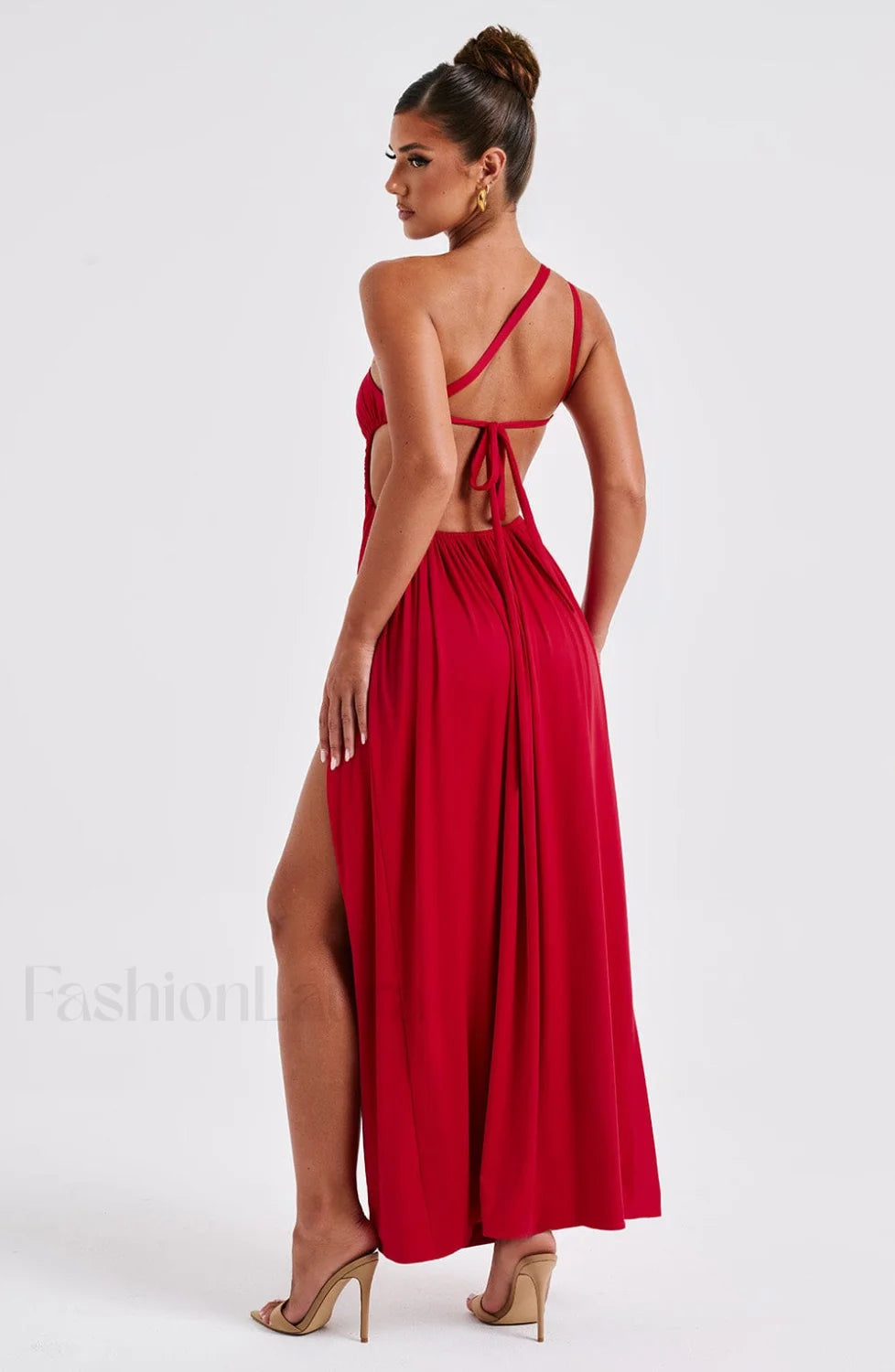 Alecia Maxi Graceful Dress Red Dress