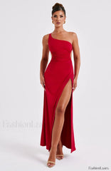 Alecia Maxi Graceful Dress Red Dress