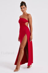 Alecia Maxi Graceful Dress Red Dress