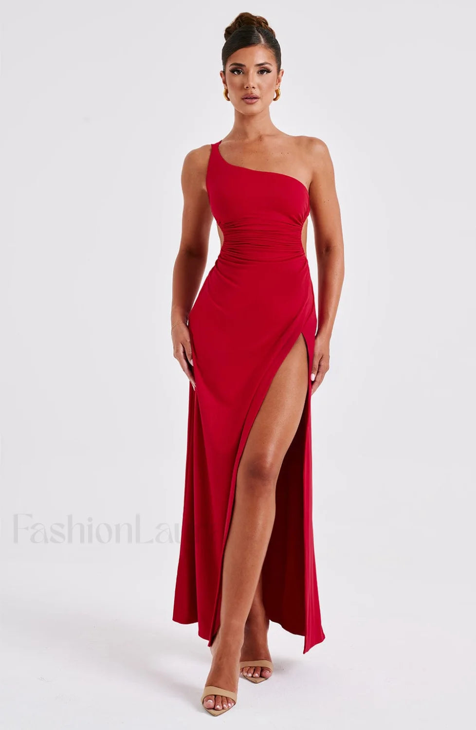 Alecia Maxi Graceful Dress Red Dress