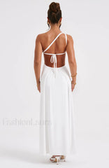 Alecia Maxi Graceful Dress White Dress