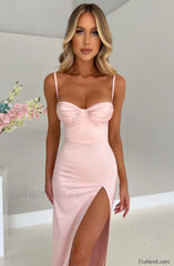 Alora Maxi Graceful Dress Blush Dress