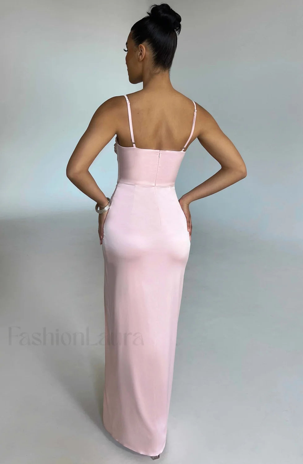 Alora Maxi Graceful Dress Blush Dress