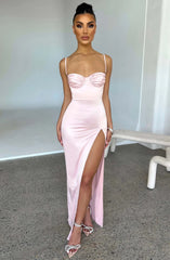 Alora Maxi Graceful Dress Blush Dress