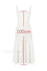 Amore Dropped Stylish Waist Midi Dress