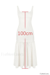 Amore Dropped Stylish Waist Midi Dress