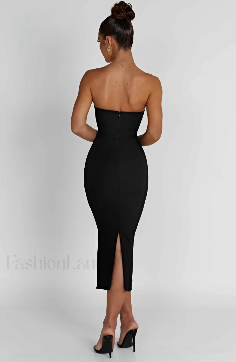 Amore Midi Graceful Dress Black Dress
