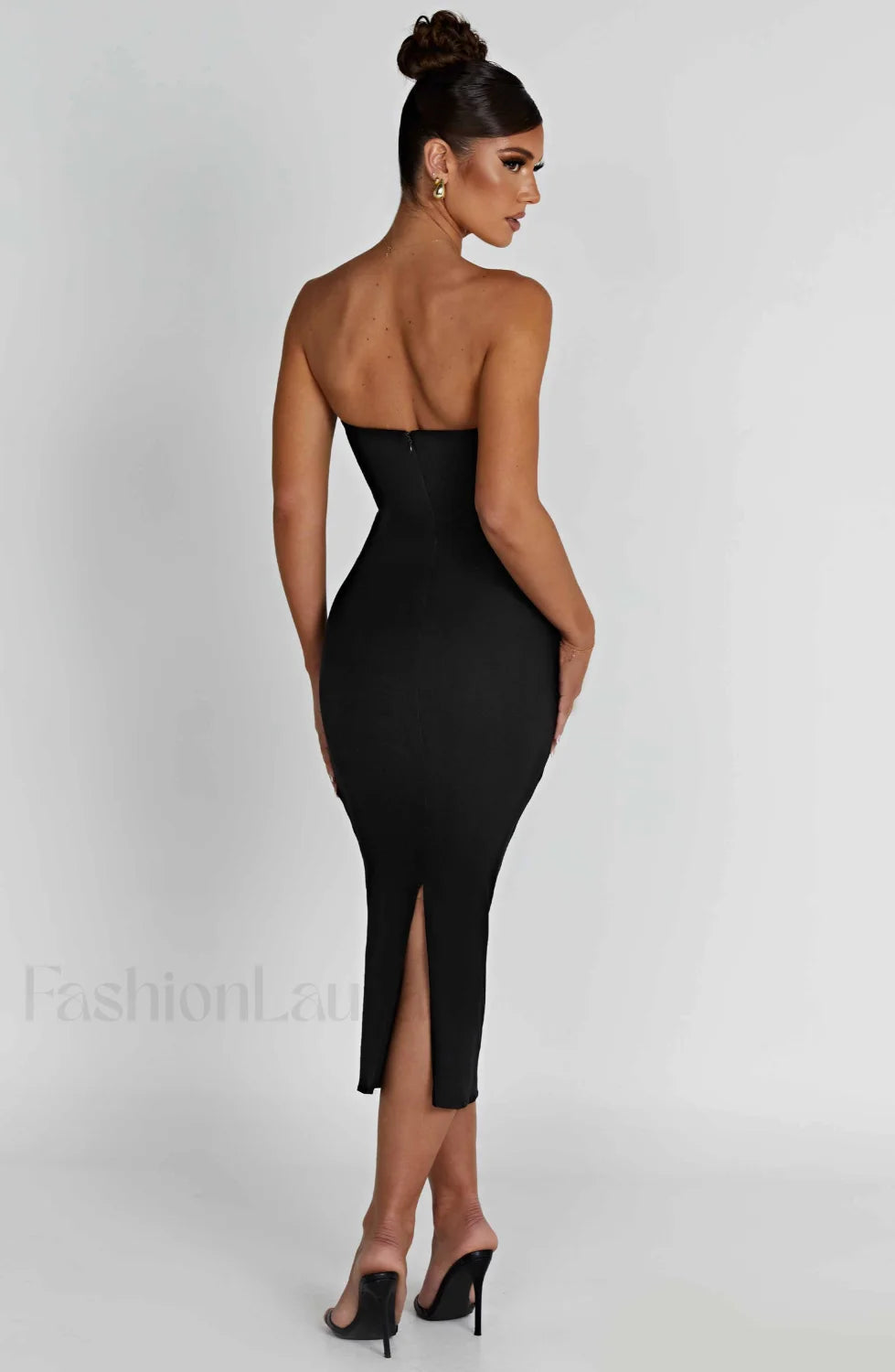 Amore Midi Graceful Dress Black Dress