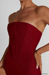 Amore Midi Graceful Dress Red Dress
