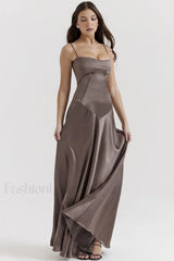 Anabella Black Lace Charming Up Maxi Dress