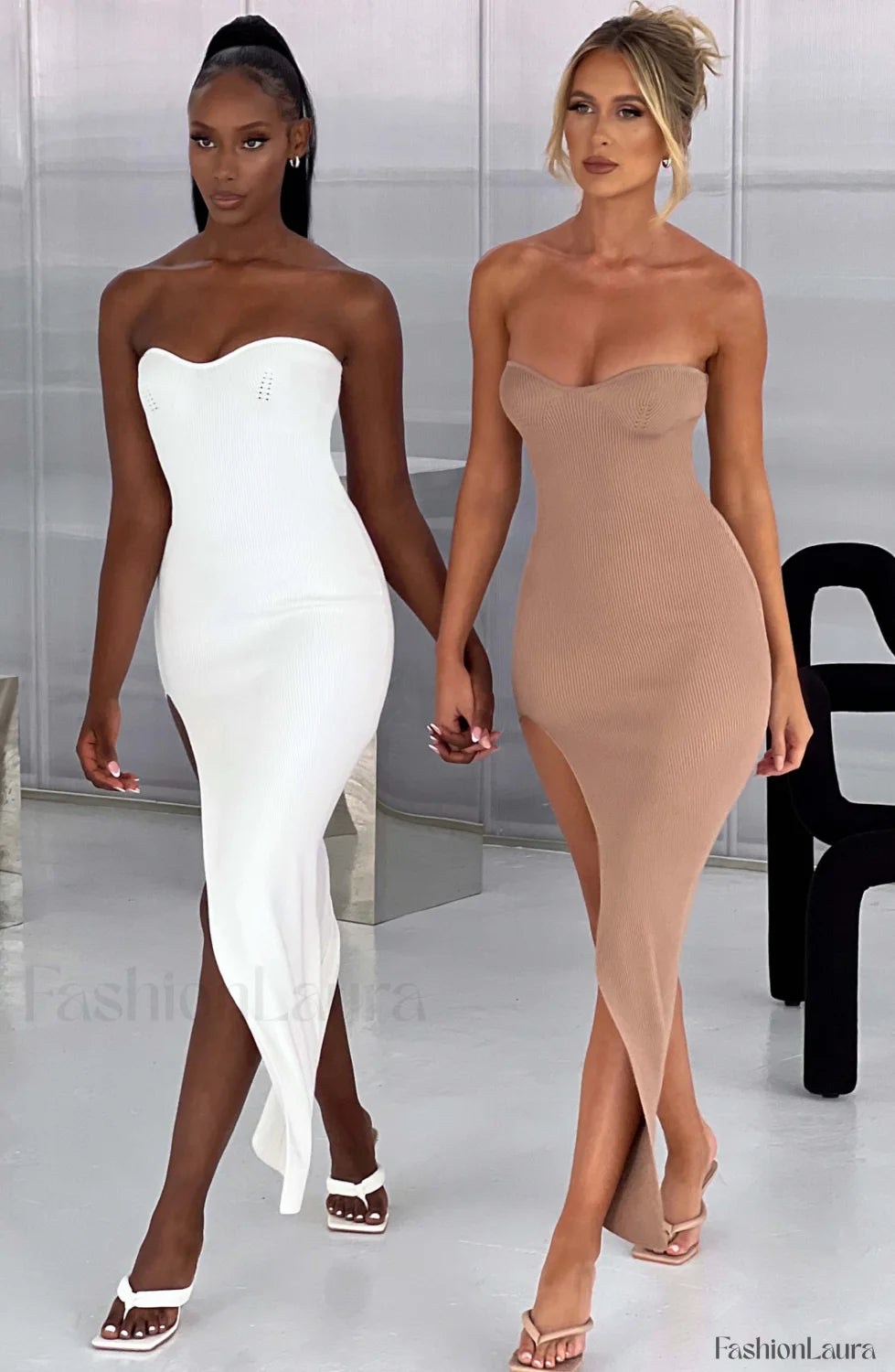 Angela Maxi Graceful Dress White Dress