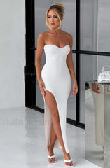 Angela Maxi Graceful Dress White Dress