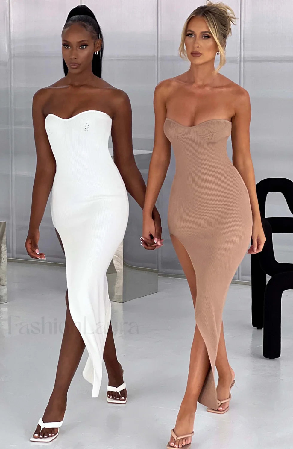 Angela Maxi Graceful Dress White Dress