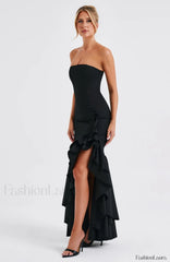Angelina Maxi Graceful Dress Black Dress