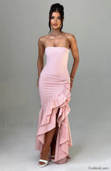 Angelina Maxi Graceful Dress Blush Dress