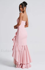 Angelina Maxi Graceful Dress Blush Dress