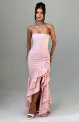 Angelina Maxi Graceful Dress Blush Dress