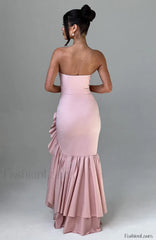 Angelina Maxi Graceful Dress Blush Dress