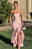 Angelina Maxi Graceful Dress Blush XS Dress